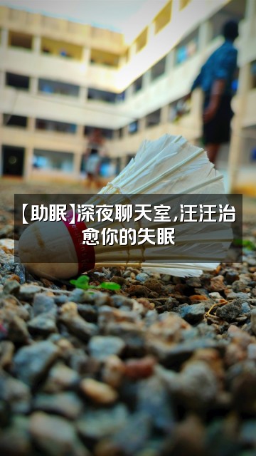 抖音助你睡觉一臂之力的汪汪【助眠】视频封面:【助眠】深夜聊天室,汪汪治愈你的失眠